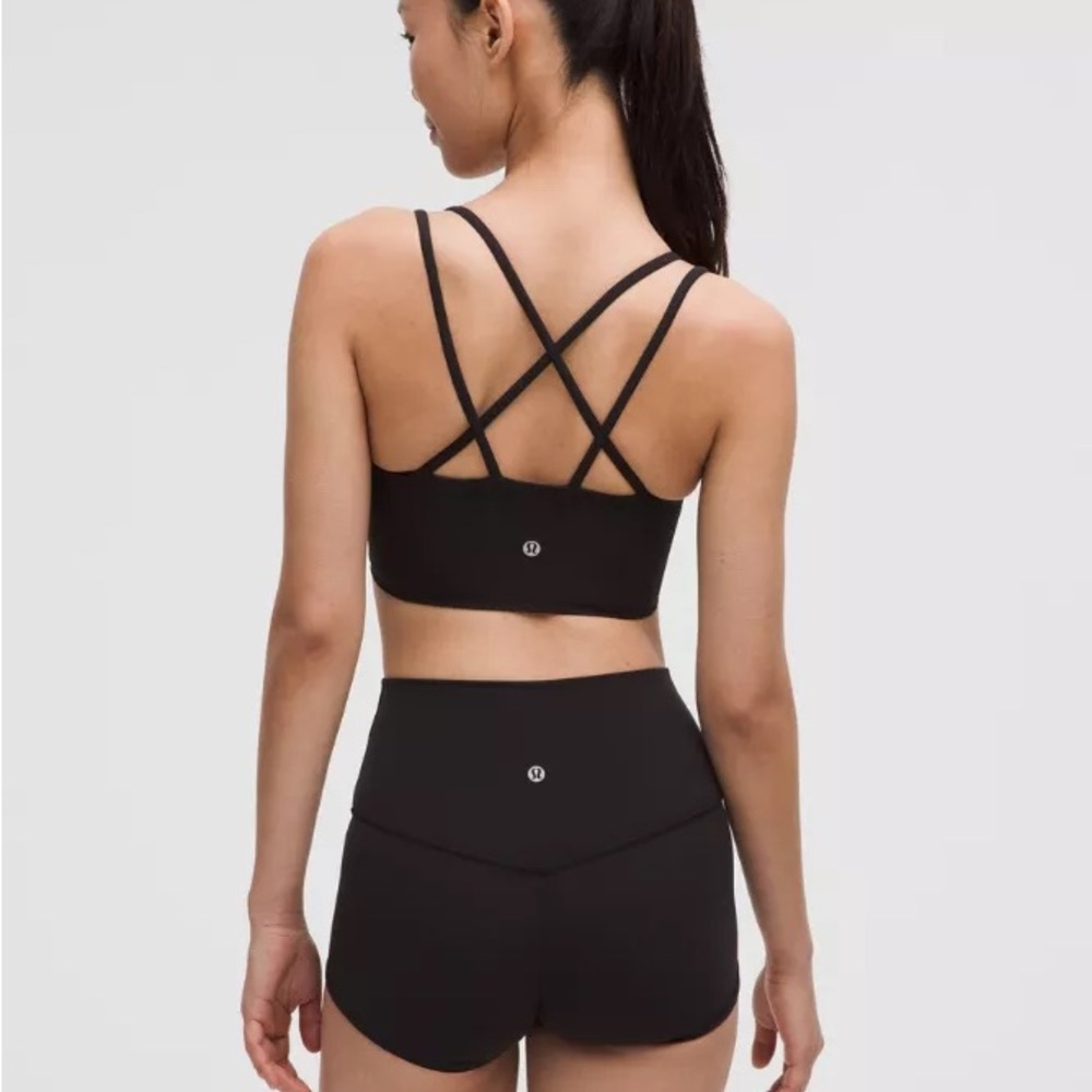 Lululemon Black Strappy Sports Bra
